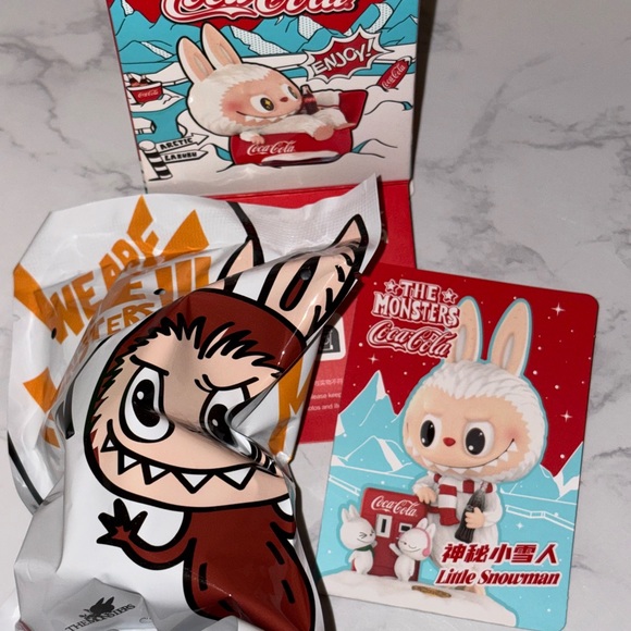 POP MART Other - POP MART Labubu Coca-Cola CONFIRMED Little Snowman Collectible Figure